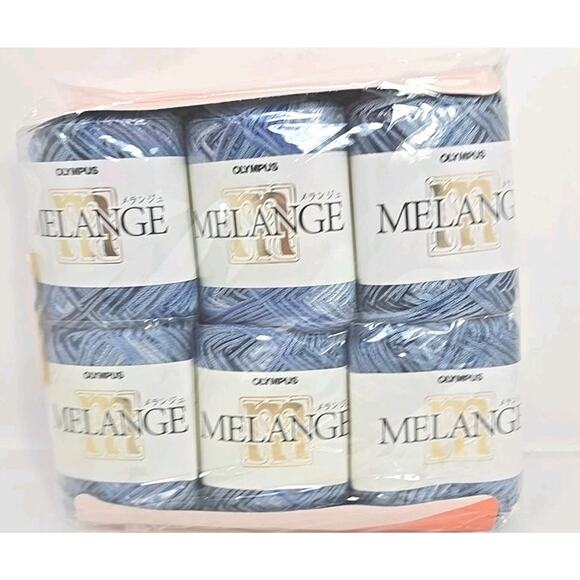 Olympus Knitting Yarn Thread Color #4 Melange Lot of 7 U326 - Picture 6 of 15